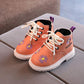 Children's Martin Boots Girls Autumn Little Fresh Sewing Flowers Princess Boots Children Solid Color Casual Short Boots