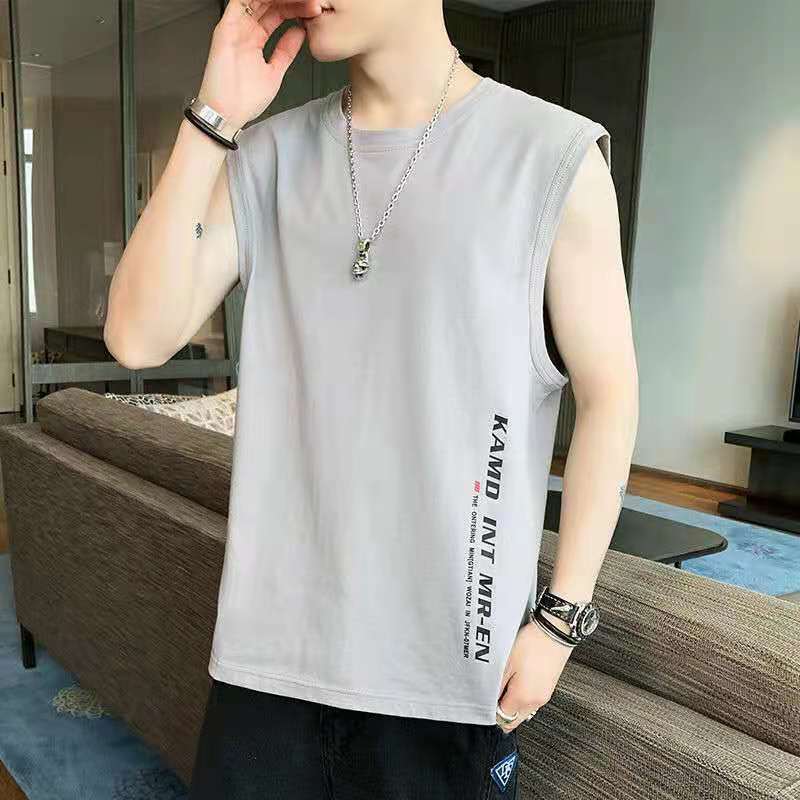 Men's Summer Trend Waistcoat Loose Vest Outdoor Sports Running Vest