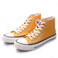 Girls Canvas Shoes High Top Lace Up Sewing Plus Size 43 Classic Casual Shoes Woman Spring Summer Canvas Sneakers Women