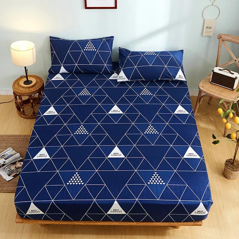 Single Piece Non-Slip Mattress Cover Home Textile Mattress Dust Protector Double Simmons Mattress Cover