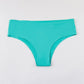 4Pcs/Set Plus Size Women's Panties Seamless Sports Underpants Solid Color Fitness Thong Low Waist T-pants