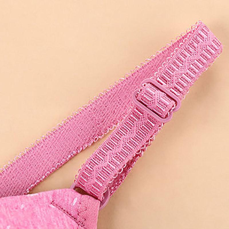 Women's Underwear Thin Section Large Size Comfortable Breathable No Steel Ring Bra Gather Side Breast Sexy Bra