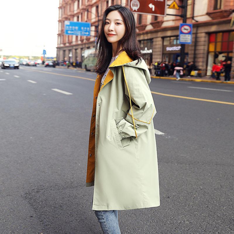 Women Short Jacket 2019 Fashion Windbreaker Hooded  Pocket Short Outerwear Female Top Plus Size