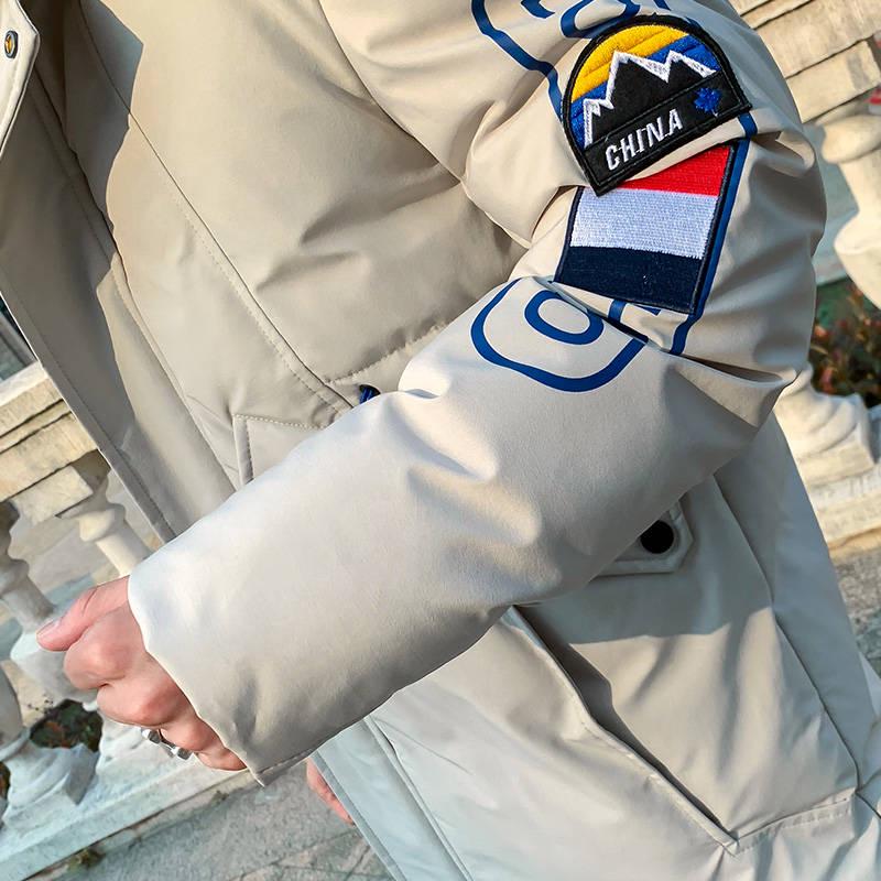 Winter Khaki Parkas Men Thicken Warm Jacket Fleece Parka Coats Casual Jackets Hooded Cotton Outwear
