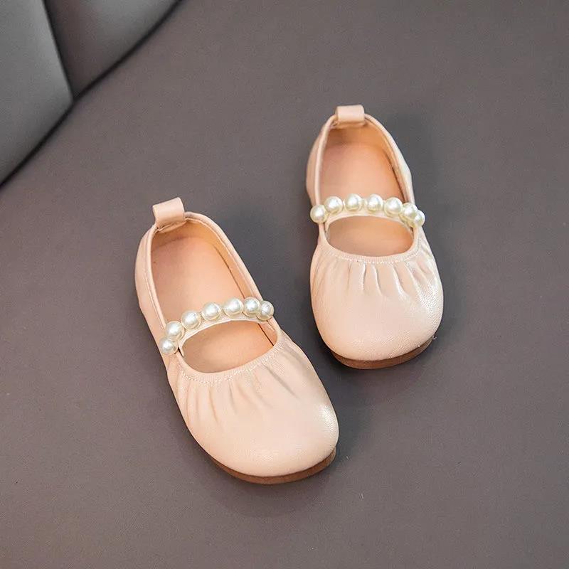 Girls' Leather Shoes Little Girls' Princess Shoes Spring and Autumn Children's Soft Sole Shoes