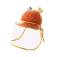 Baby Out Protective Cover Baby Anti Droplet Cap Winter Children's Mask Wool Protective Cap Wind Proof Detachable