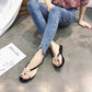 Fashion Crystal Flip Flops Female Summer Korean Version Wear Non-slip Flat Bottom Female Students Summer Beach Shoes Ladies Sandals and Slippers