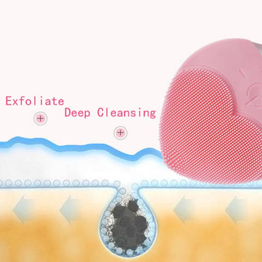 Face Washer Pore Cleaner Electric Cleansing Device Rechargeable Brush Artifact Silicone Household