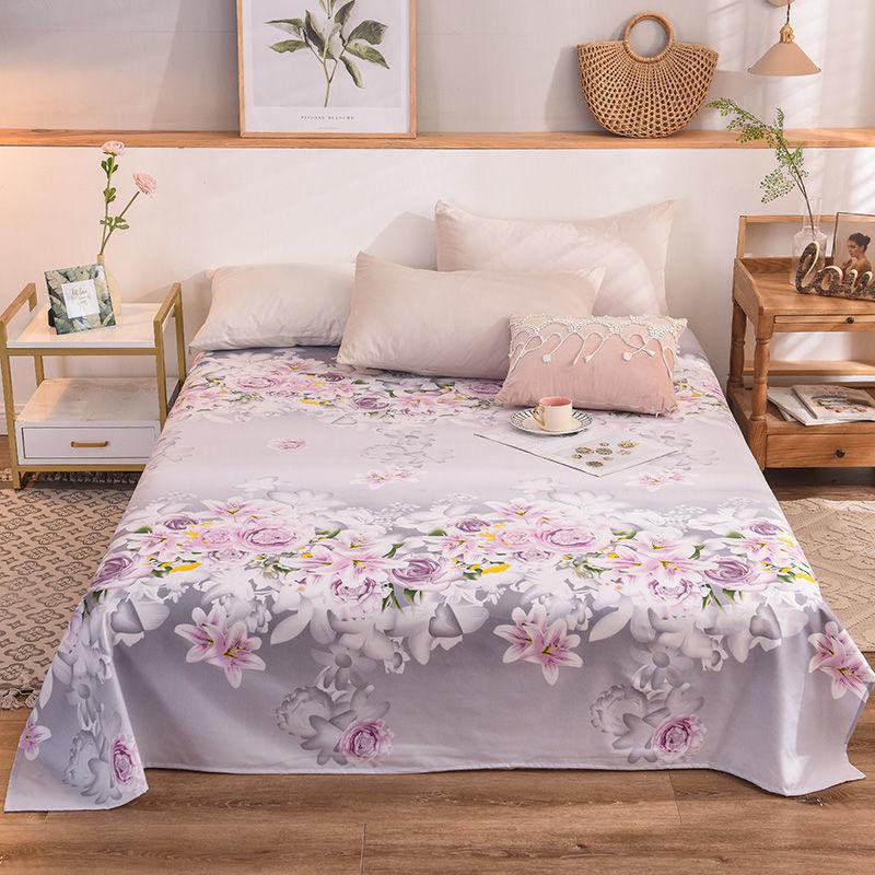 Four Seasons Universal Skin-friendly Sheet Single Piece Small Large Multi-specification Printed Pattern Bed Sheet