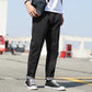 Straight Loose Jeans Men's Versatile Thin Trousers Male Students Summer Cropped Trousers