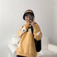 Pofulove Autumn Winter Japanese Sweet Cartoon Bear Sweater Female Students Loose Wild knitted Coat