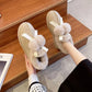 Winter Wear Cute Bread Shoes and Snow Boots Women's Thick and Velvet Warm Cotton Shoes