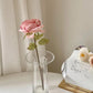 Coke Edge Imitation Dried Flower Rose Flower Korean Light Luxury Decoration Decoration Dining Room Fake Flower Simulation Flower Home Bouquet