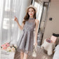 Fashion Net Yarn Princess Dress Organza Dress Lady Summer Sweet Above Knee Sleeveless Party Dress