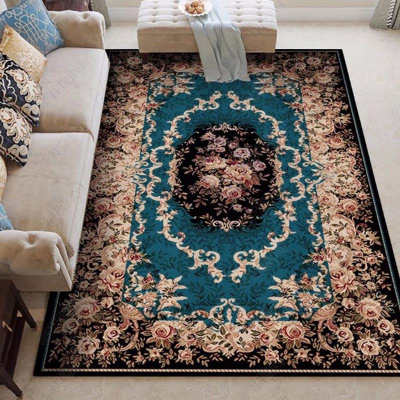 High Quality European Carpets for Living Room Anti-Slip Sofa Floor Mat Home Hotel Bedroom Area Rugs