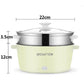 800W Mini Electric Cookware Wok Heat Pot Set Electric Steamer Non-stick Pot Kitchen Supplies for Family