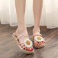 Mother Sandals Leather Soft Sole Middle-aged and Elderly Women's Shoes Non-slip Shoes Fish Mouth Shoes Granny Sandals Casual Shoes Wedges Work Shoes