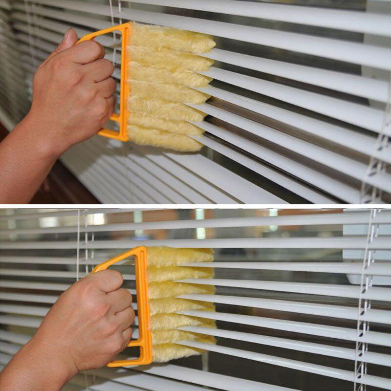 1/2pcs Microfibre Venetian Blind Blade Cleaner Window Conditioner Dust Cleaner Brush Vents Cleaner
