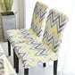 2/4/6PCS  Spandex Chair Cover  Printed Stretch Elastic Chair Cover for Dining Room Office Wedding Banquet Party