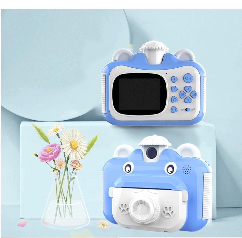 Kids Camera Instant Print Camera for Children 1080P HD Video Photo Camera Toys with 32GB Card