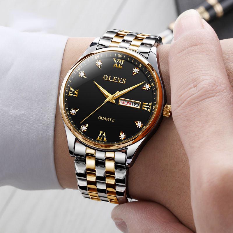 Men Waterproof Stainless Steel Fashion Sport Quartz Watch Clock Mens Watches Luxury Man Wristwatch