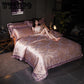 Luxury Lace Bedding Set Jacquard Duvet Cover Sets Bed Sheet Pillowcases Queen King Size 4pcs