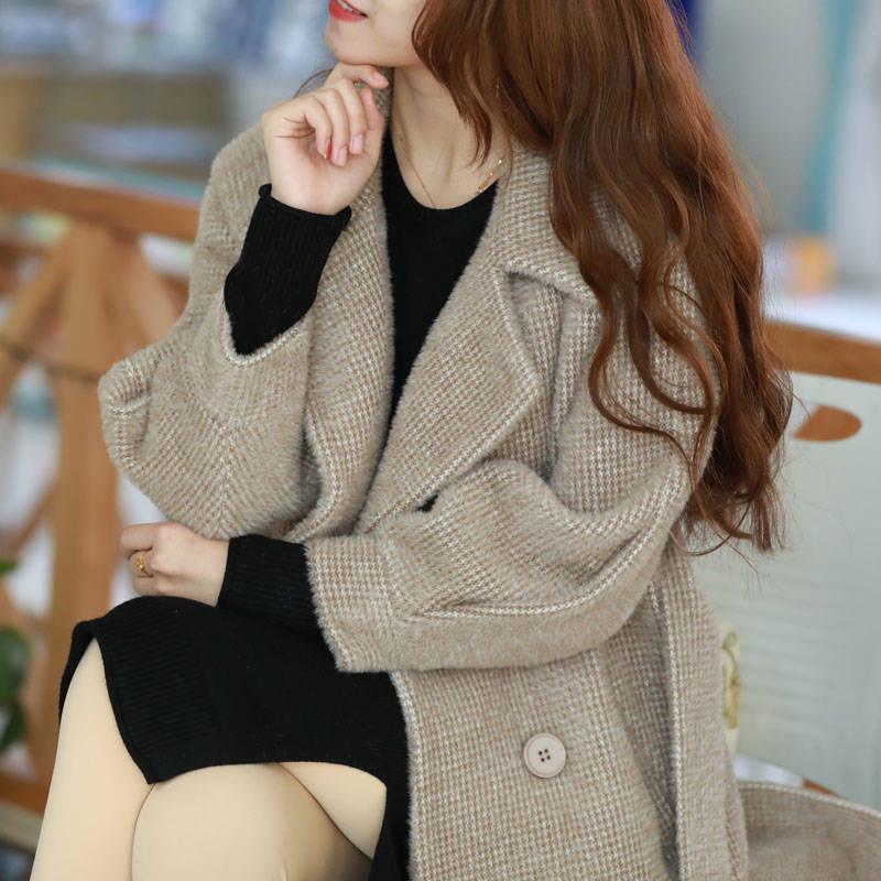 Women Wool Coat 2019 Autumn Winter Coats Cashmere Coat Female Wool Blends Jacket Ladies Overcoat