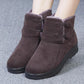 Women's Winter Cloth Shoes Plus Velvet Thick Warm Snow Boots Non-slip Wear-resistant Mother's Cotton Boots