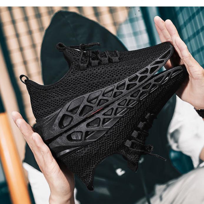 Men's Shoes Summer Breathable Thin Mesh Sports Shoes Men's Hollow Mesh Trendy Shoes