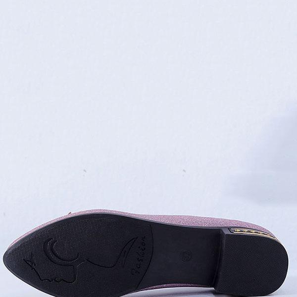 Women's Shoes Spring Single Shoes Low Thick Heel Casual Shoes Summer and Autumn All-match Work Shoes