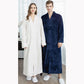 Zipper Nightdress Women's Winter Long Lazy Pajamas Large Size Loose One-piece Pregnant Thickening Nightgown Couple Bathrobe