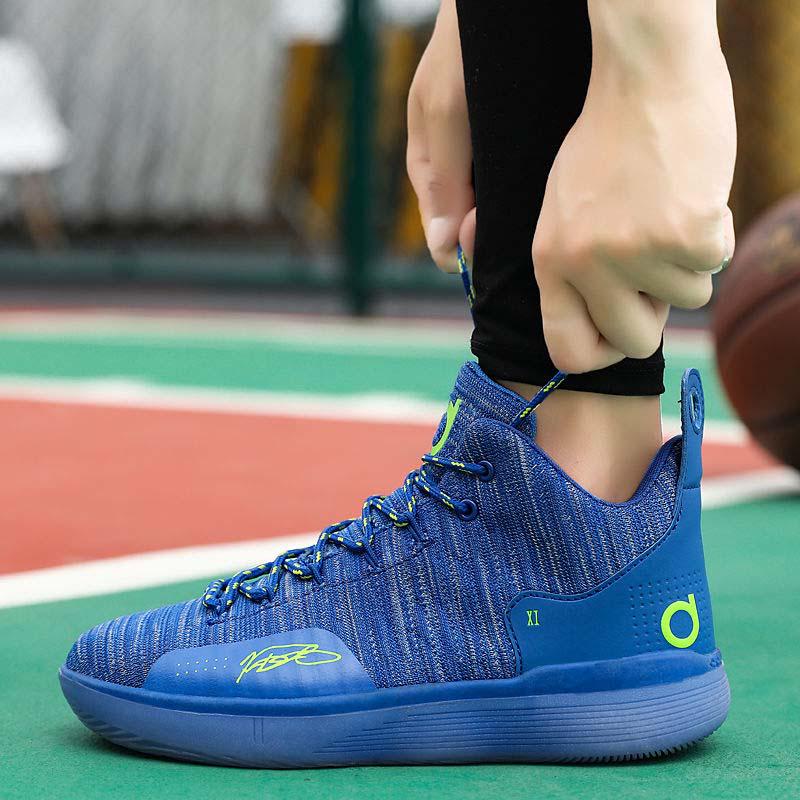 39-45 Men Sneakers Breathable Basketball Shoes Non-slip Wear-resistant Lightweight Running Shoes