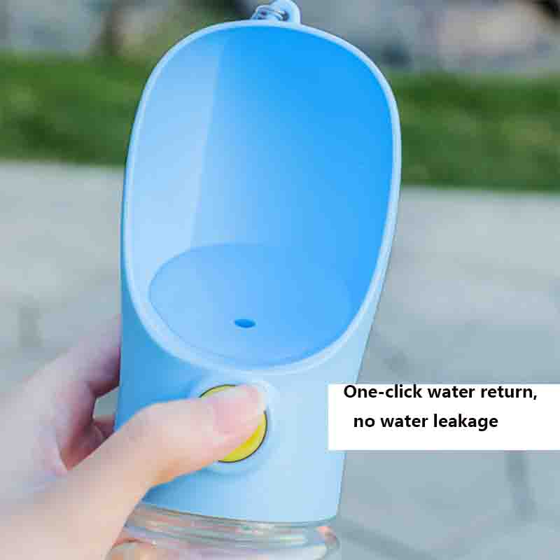 Portable Pet Water Bottle Travel Outdoor Leak Proof Cat Dog Water Feeder Bowl Dispenser