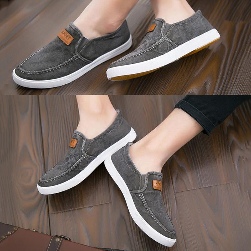Spring Sports Leisure Breathable Men's Shoes All-match Old Beijing Cloth Shoes Lazy Men's Work Shoes