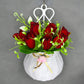 Wall Decoration Fake Flower Set Rose Simulation Flower Pendant Bedroom Living Room Wall Arrangement Bouquet