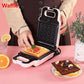 600W Breakfast Making Machine Sandwich Maker Bread Maker Barbecue Maker Kitchen Supplies with 5 Sets of Bakeware