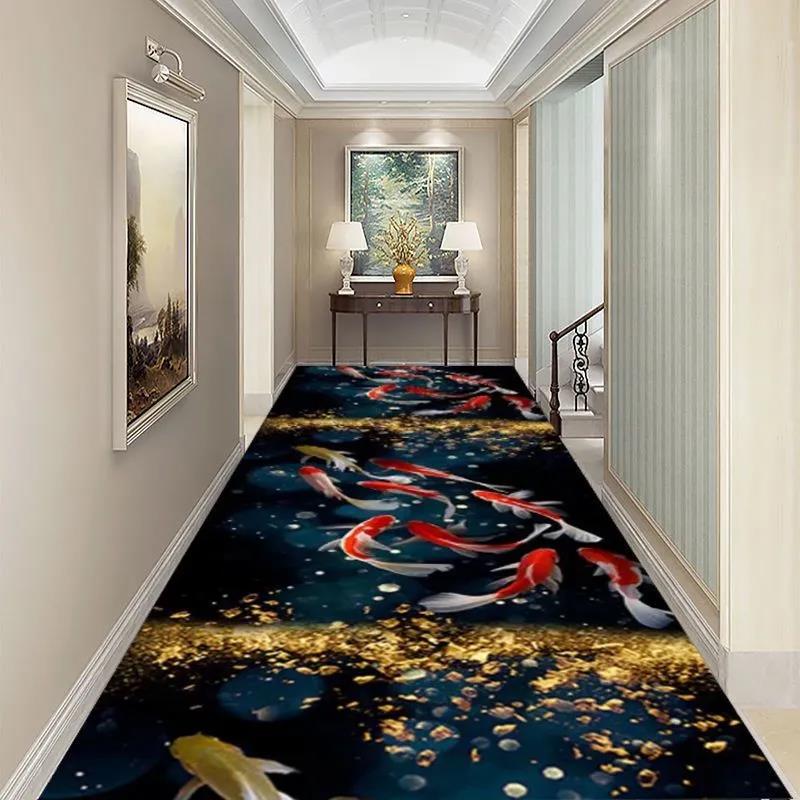 3D Living Room Carpets Indoor Entrance Doormat Bedside Area Rug Flower Grass Plants Kitchen Corridor Rug Carpet