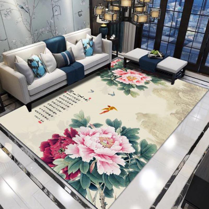 3D Carpets for Living Room Chinese Style Floor Rugs for Bedroom Study Mat Soft Carpet Kids Room Home