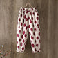 Cotton and Linen Printed Pants Women Loose Summer Thin Pants Women Plus Size Casual Pants Nine Points Harem Pants