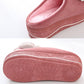Winter High-heeled Cotton Slippers with Bow Female Cute Princess Style Plus Velvet Home Shoes Thickened Indoor Confinement Shoes