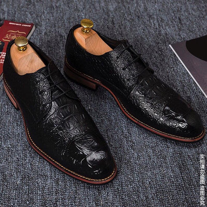 Men's Business Shoes Men Breathable Leather Shoes Formal Dress Shoes Wedding Shoe Pointed Casual