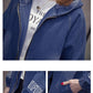 Large Size Hooded Denim Jacket Women's Loose and Thin Casual Long-sleeved Warm Starry Jacket Women's Loose Denim Jacket