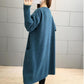 Spring and Autumn Casual Thick Sweater Mid-length Knitted Cardigan Jacket Pure Color Simple Female Top