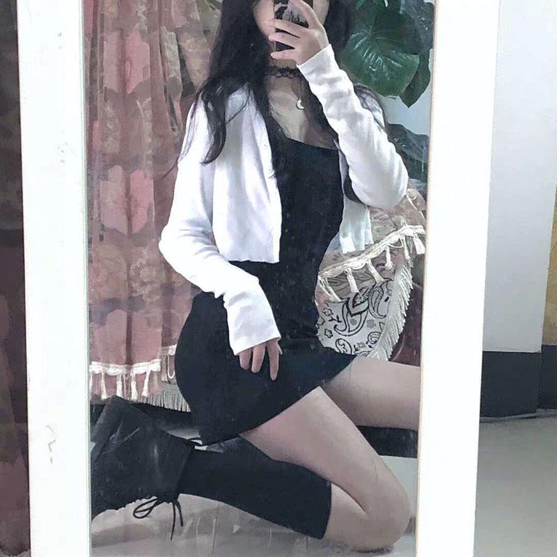Black Suspender Skirt Dress Was Thin with A Little Black Dress Hepburn Style Skirt Female