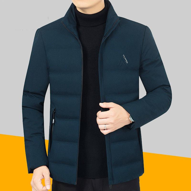 Men's Winter Middle-aged Men's Padded Jacket Winter Clothes Cold-proof Padded Jacket Thick Down Padded Jacket Men