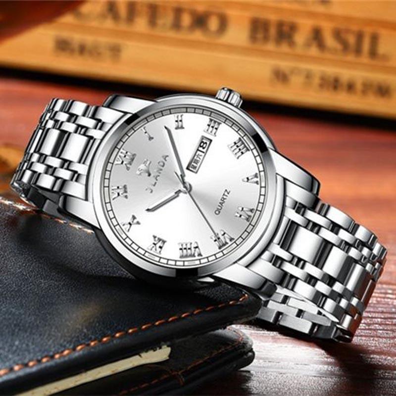 Men Mechanical Watches Multifunctional Automatic Watch Complete Calendar Gold Clock