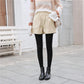 Women Wool Shorts High Waist Wide Leg Shorts Ladies Elegant Woolen Shorts