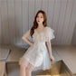 Summer New Fashion Temperament Niche Dress Super Fairy Star Net Gauze Skirt Western Style Two-piece Dress