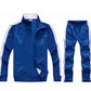 Football Uniforms All-match Daily Men's Suits Multicolor Long-sleeved Game Training Sportswear Golden Velvet Jacket Jersey Set