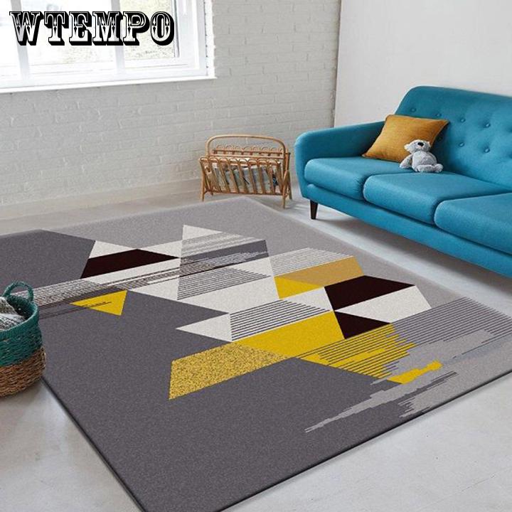 Nordic Modern Art Geometric Carpet for Living Room Bedroom Anti-skid Big Size Carpets